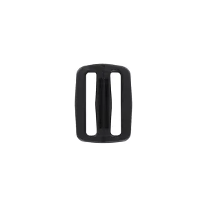 1 1/2" Black, Sliplock Tri-Glide Slide Buckle, Plastic, #SL-1-1-2
