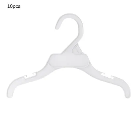 10Pcs Plastic Dog Clothes Clothing Rack Hanger