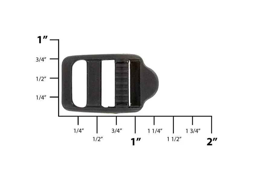 5/8" Black, Tensionlock, Plastic, #TL-5-8