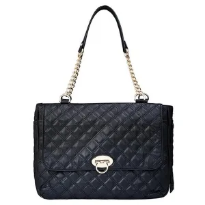 Black Quilted Pet Carrier