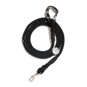 Black Rope Leash, Super Strong Carabiner