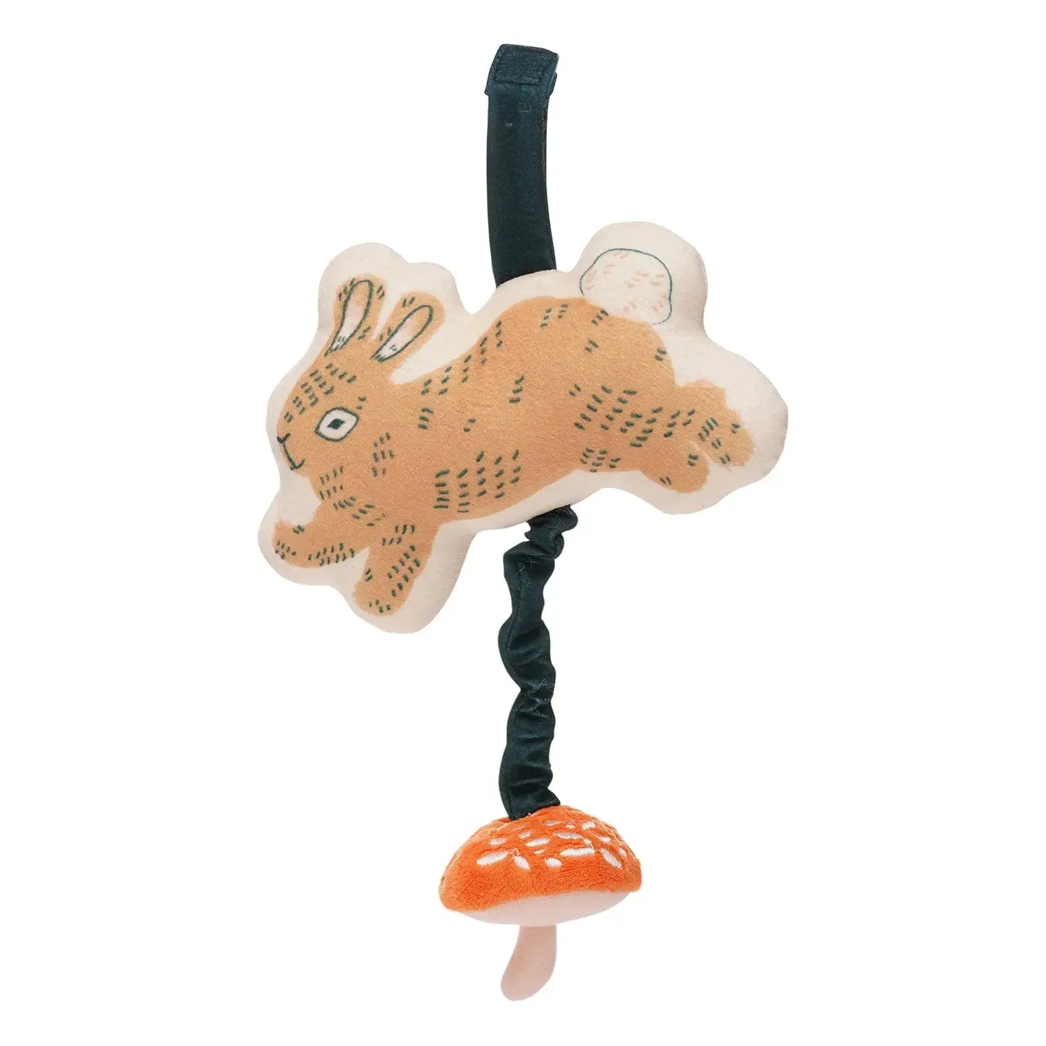 Button Bunny Musical Pull Toy by Manhattan Toy