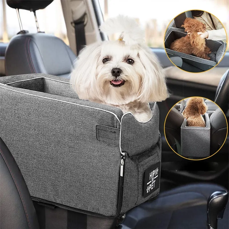 Car Pet Seat Portable Dog Car Seat Central Control Nonslip Dog Carriers
