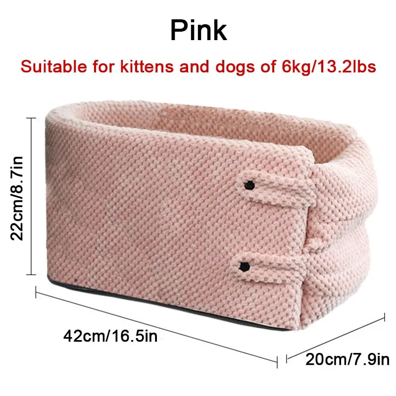 Car Pet Seat Portable Dog Car Seat Central Control Nonslip Dog Carriers