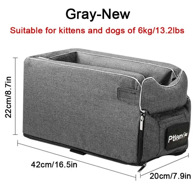 Car Pet Seat Portable Dog Car Seat Central Control Nonslip Dog Carriers
