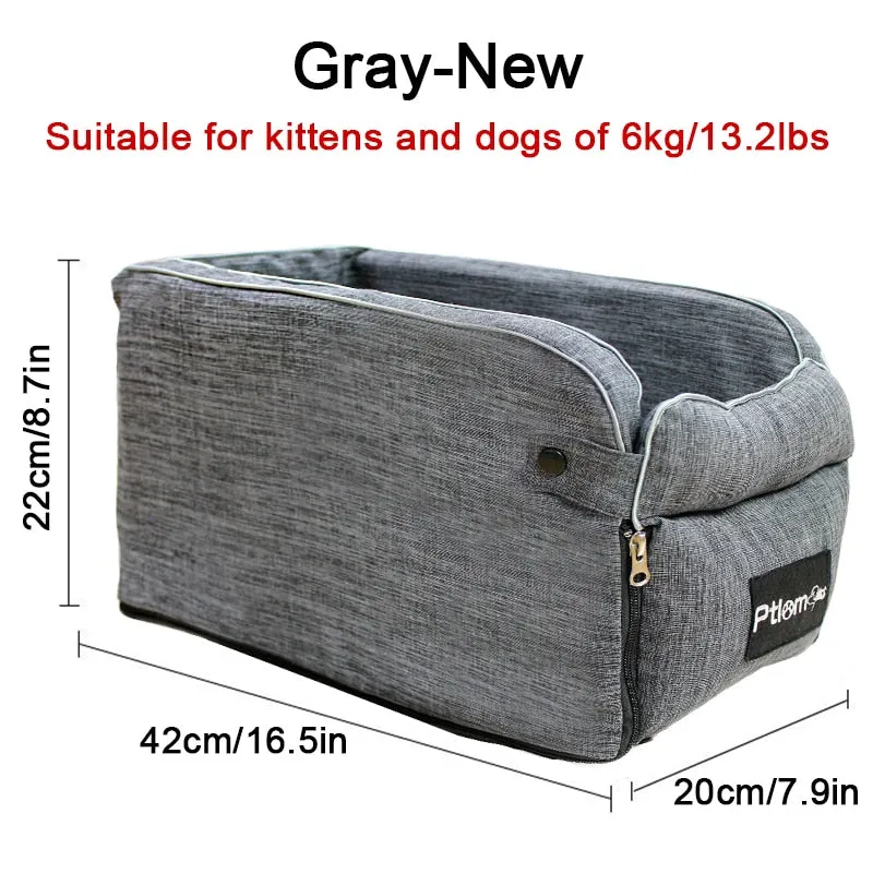 Car Pet Seat Portable Dog Car Seat Central Control Nonslip Dog Carriers