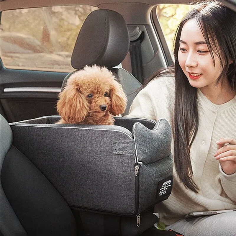 Car Pet Seat Portable Dog Car Seat Central Control Nonslip Dog Carriers