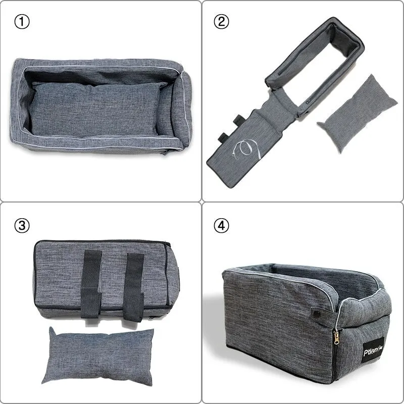 Car Pet Seat Portable Dog Car Seat Central Control Nonslip Dog Carriers