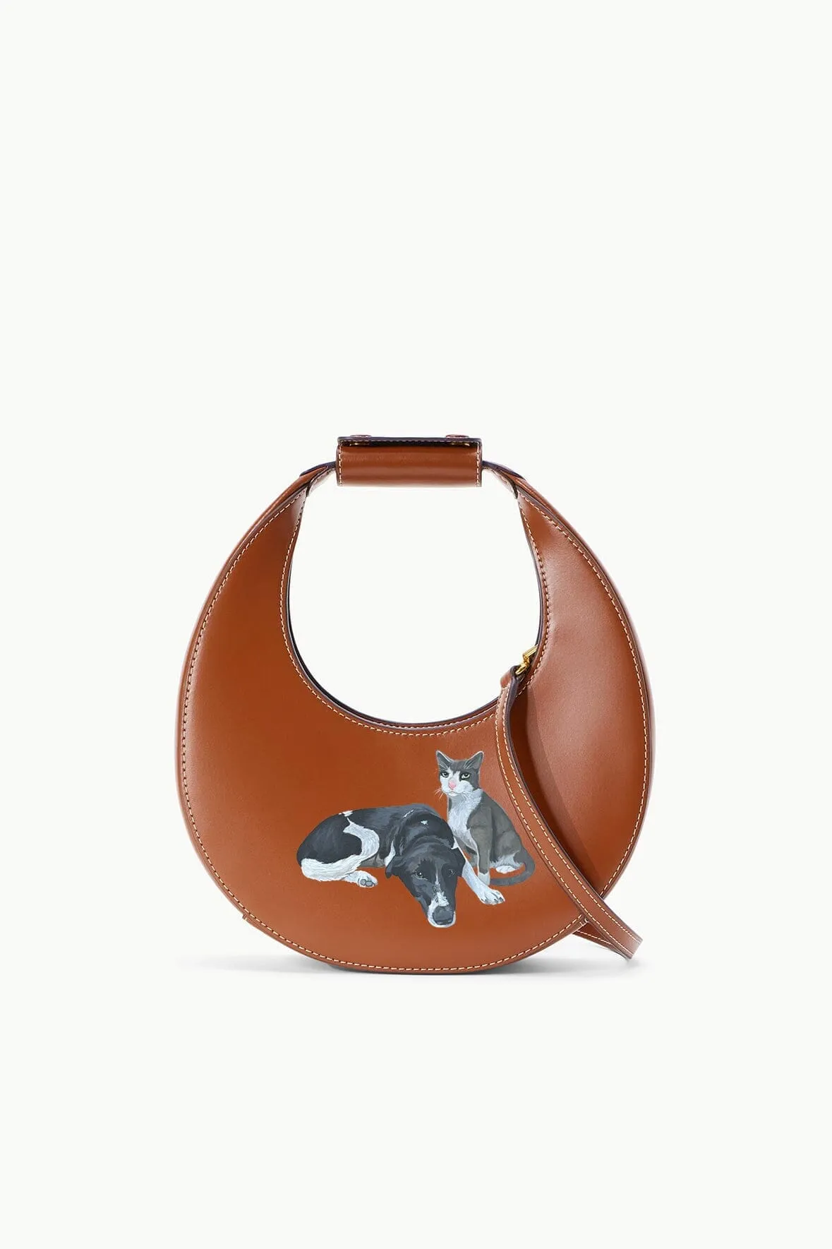 CUSTOM MINI MOON BAG | TAN