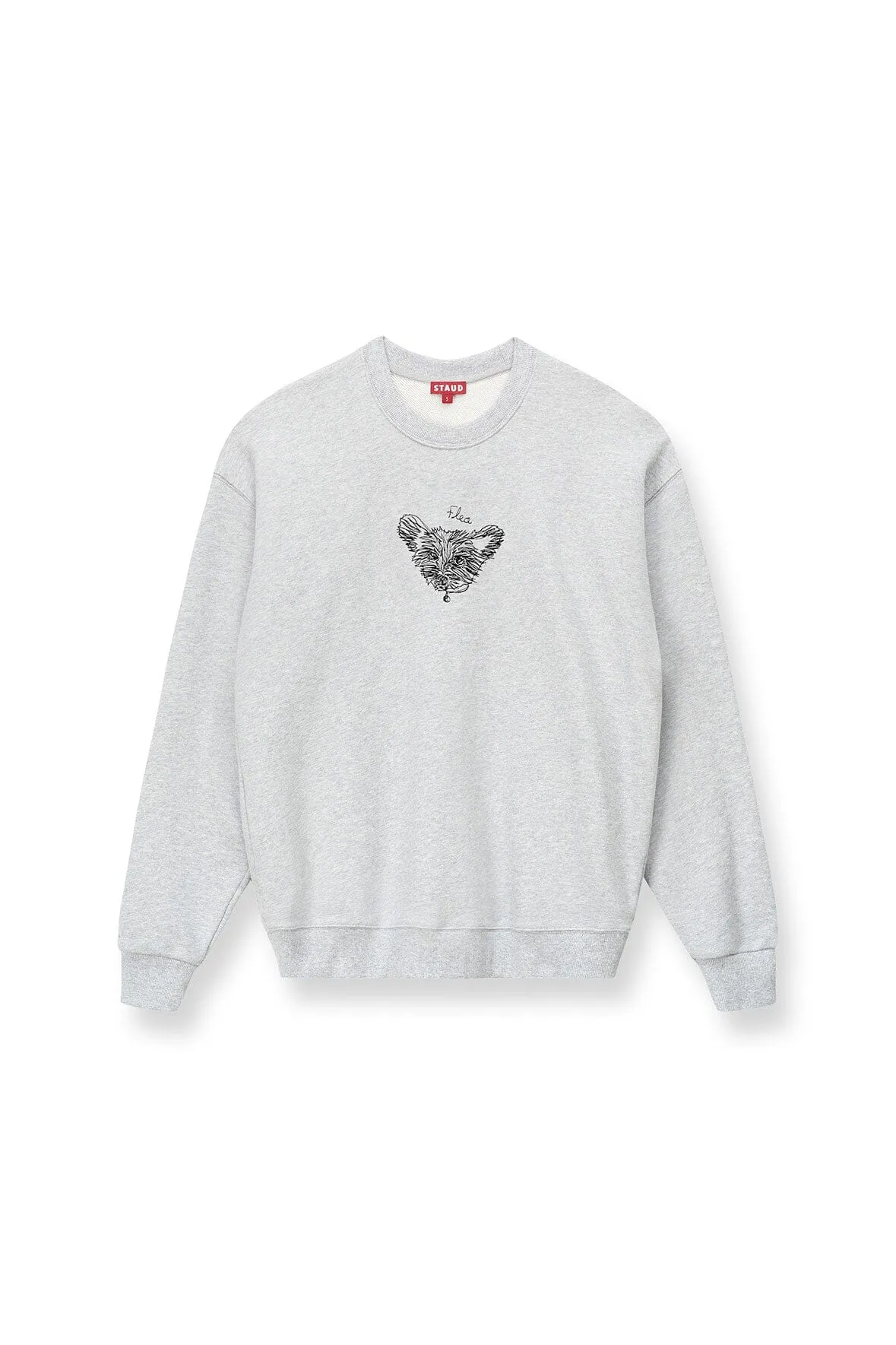 CUSTOM STAUD x C.BONZ OVERSIZED SWEATSHIRT | GREY