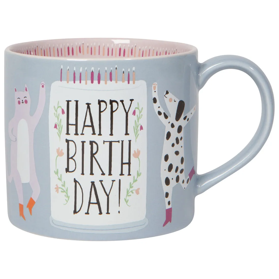 Dog   Cat Happy Birthday Mug by Danica