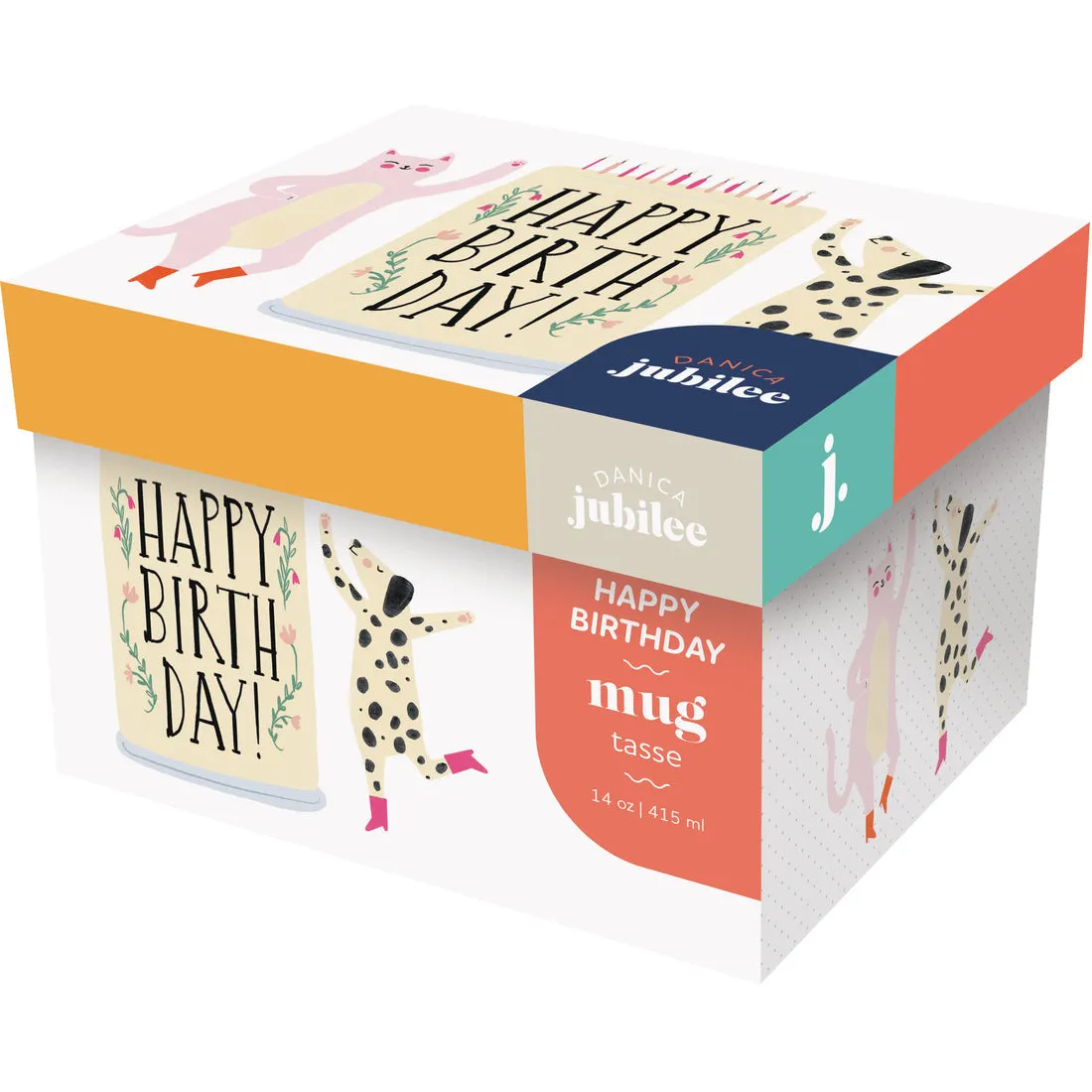 Dog   Cat Happy Birthday Mug by Danica