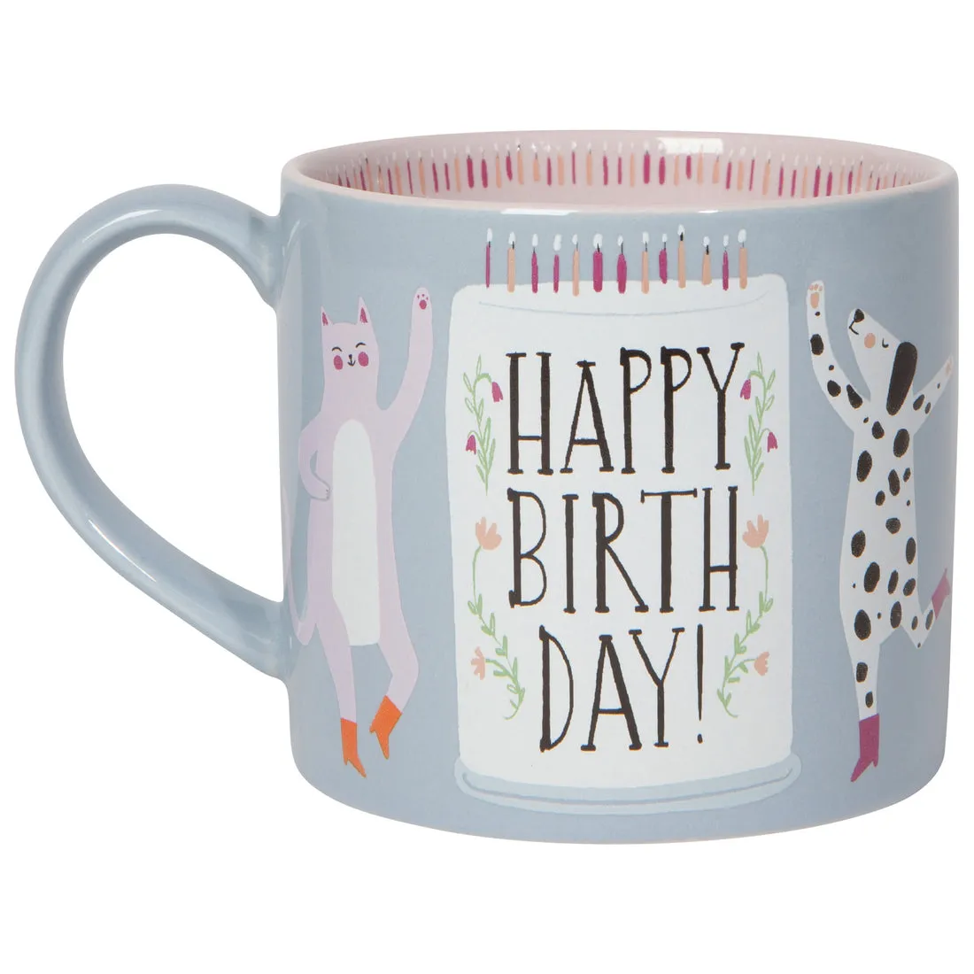Dog   Cat Happy Birthday Mug by Danica