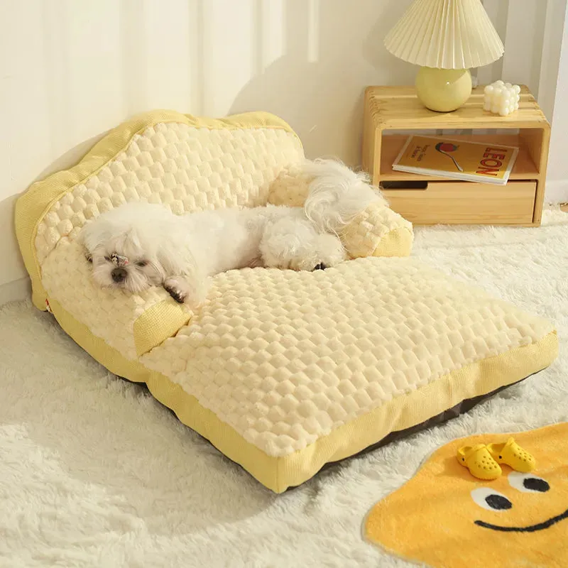 Flannel Pet Dog Bed Cat Mat - Soft Sleeping Blanket, Thicken Dog Mat, Ideal for Puppy and Kitten, Cushion Pet Accessories