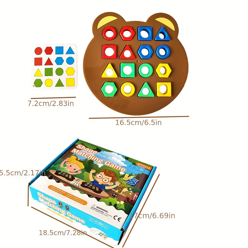Interactive Shape Match Game for Preschoolers Educational Color Matching Toy