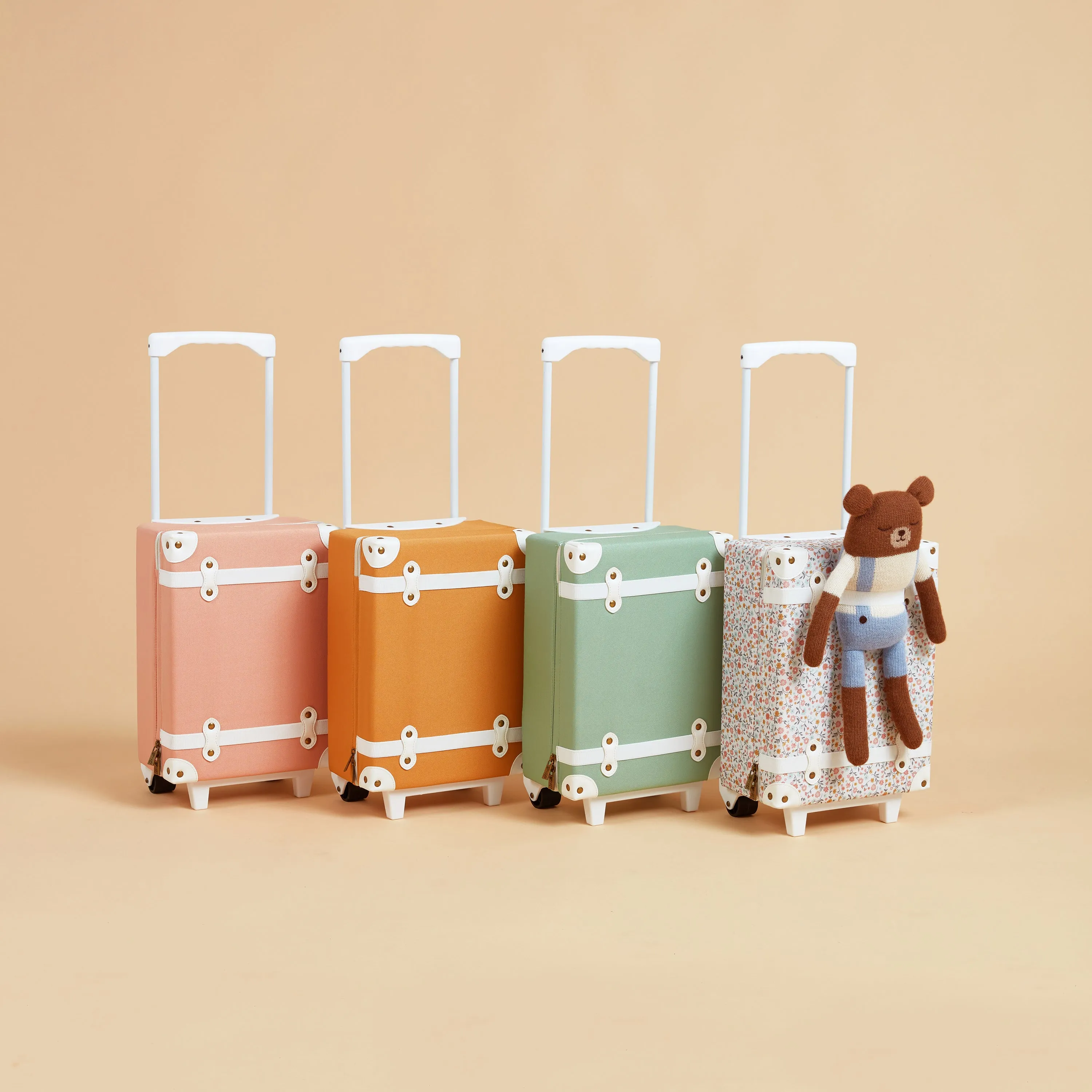 Olli Ella See-ya Suitcase - Blush