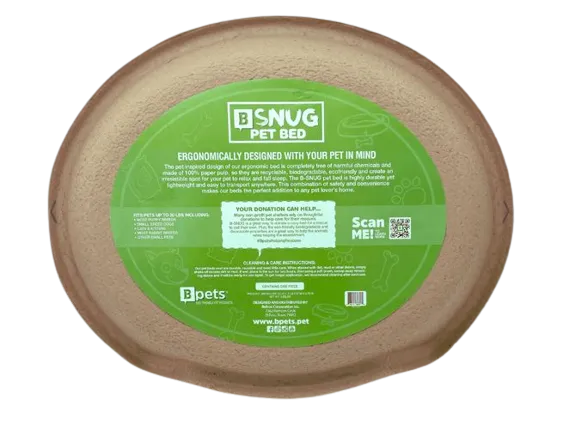 PetPro Biodegradable Pet Bed for Dogs & Cats - Cozy & Sustainable Mat | B Snug