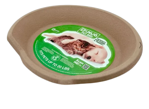 PetPro Biodegradable Pet Bed for Dogs & Cats - Cozy & Sustainable Mat | B Snug