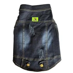 Woofiezz Denim Jackets for Dogs and Cats (Blue)