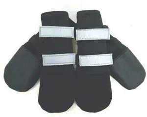 ZEEZ DOG WATERPROOF BOOTS- BLACK SMALL (6.2X6.2CM)